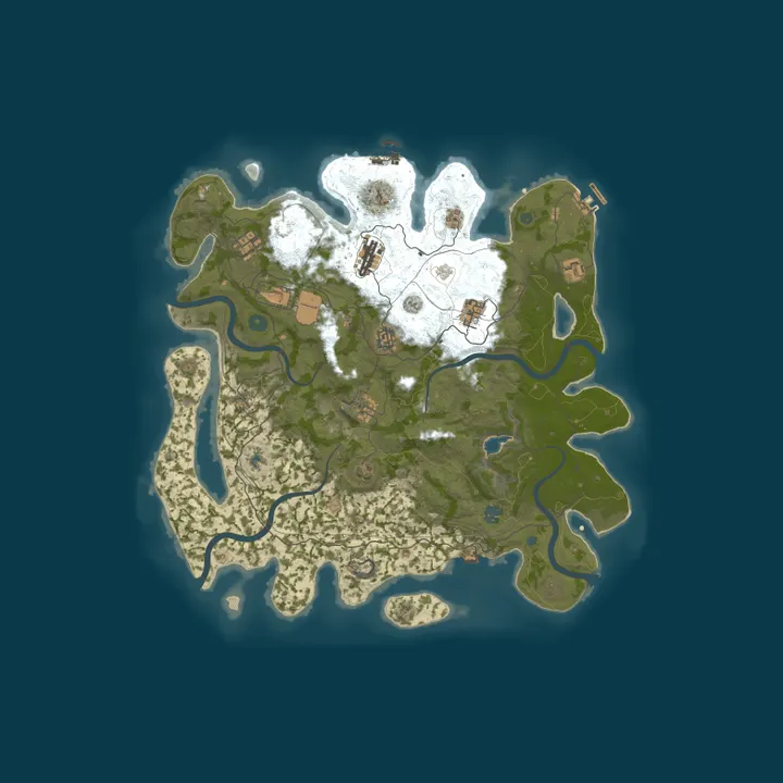 Map of 404 RUST 2Х|ДЛЯ НОВИЧКОВ|СИБИРСКИЙ 06.10