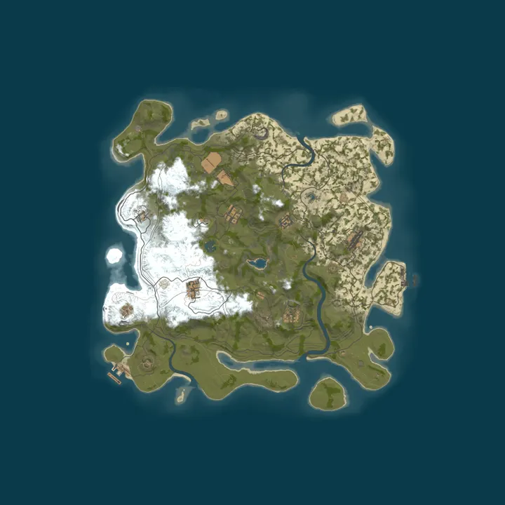 Map of RUSTBURG.GG #2〔X5/X10|MAX5|LOOT+|FPS+|KITS|TP〕06.10