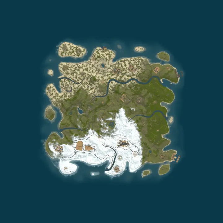 Map of 404 RUST 2X SOLO/DUO | ЧТ | ДЛЯ НОВИЧКОВ 01.10