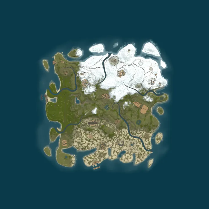 Map of 666 RUST 2Х|ДЛЯ НОВИЧКОВ|EU MAIN 06.10