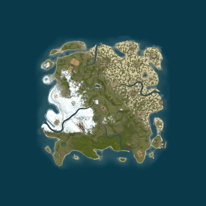 Map of 666 RUST 2Х|ДЛЯ НОВИЧКОВ|СИБИРСКИЙ 01.10