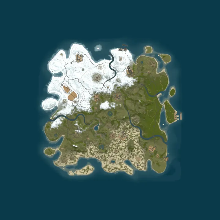 Map of 777 RUST /ДЛЯ НОВИЧКОВ /РУССКИЙ 06.10