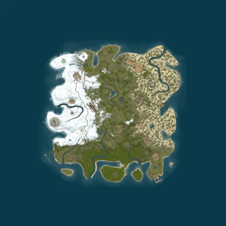 Map of #5 EPIC RUST SOLO [X2|TP|KITS|RPG|PVP] 05.10 Global Wipe