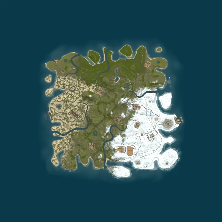 Map of 404 RUST SOLO/DUO/TRIO | ЧТ | ДЛЯ НОВИЧКОВ 01.10