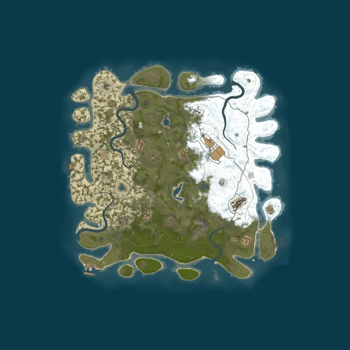 Map of Another Rust Server