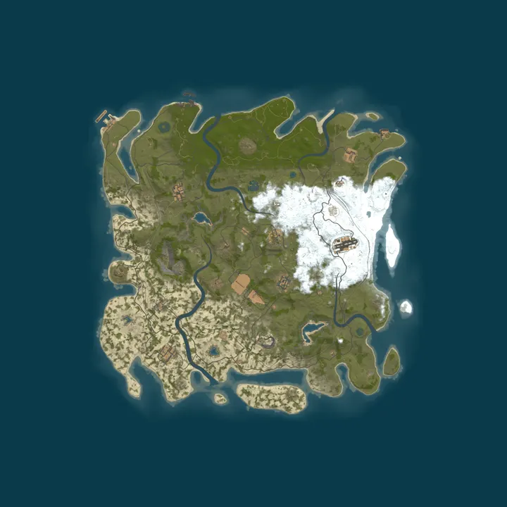 Map of О С Т Р О В  /  Vanilla