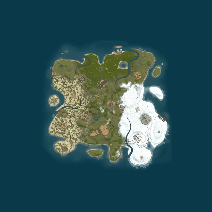 Map of NOOBs RUST |для НОВИЧКОВ| RU-EU