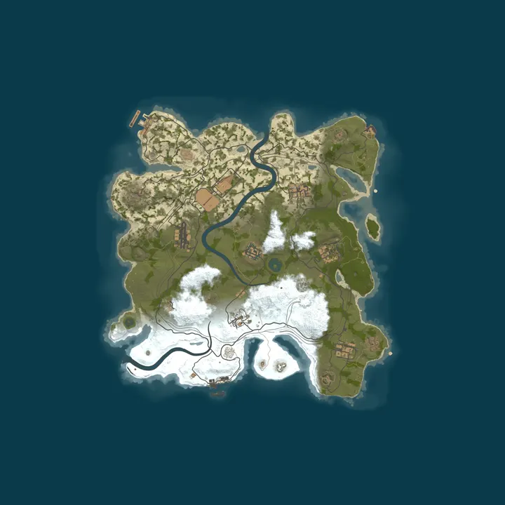 Map of [EU] TideRust - Solo Only | Monthly |No BP Wipes 10/01 01.10