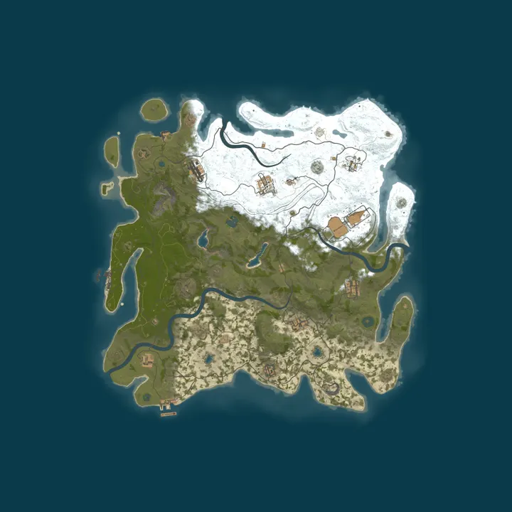 Map of Pookie's Playground PVE! Monthly!