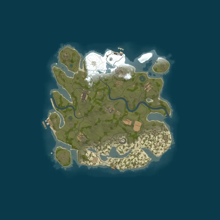 Map of ALT Rust | 2X Monthly | MAX 8 | 50% Upkeep | Fresh Wipe 9/3