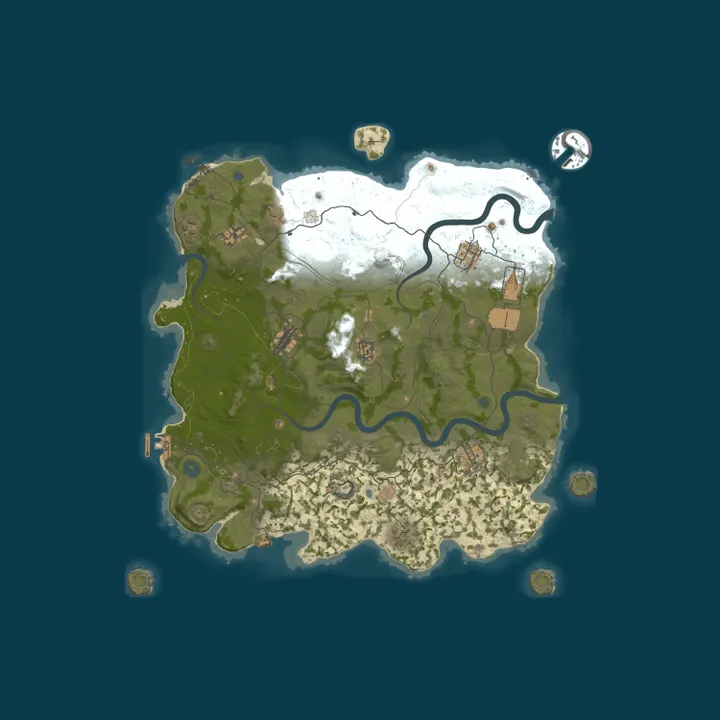 Map of [US]Royal Family Gaming|3X|PVE/PVP Zones|Monthly|