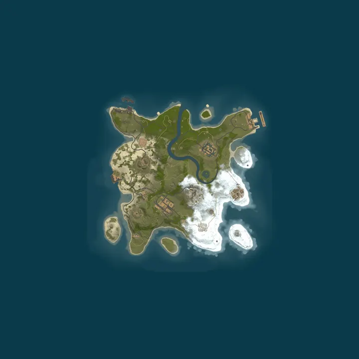 Map of xer0 Solo Rust