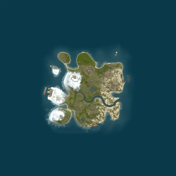 Map of Dream Rust | SOLO | 3X | Monthly | PT/EU