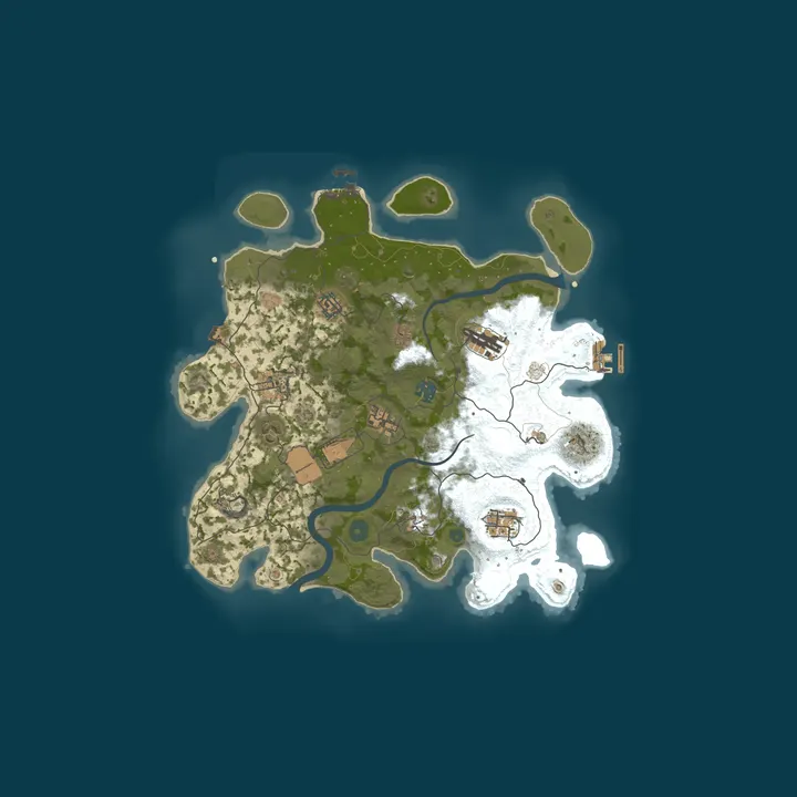 Map of (DEV) Rustron map PVE (testing)