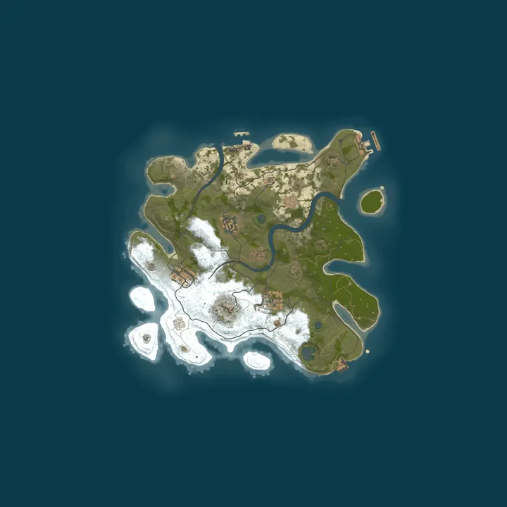 Map of The Rust Server