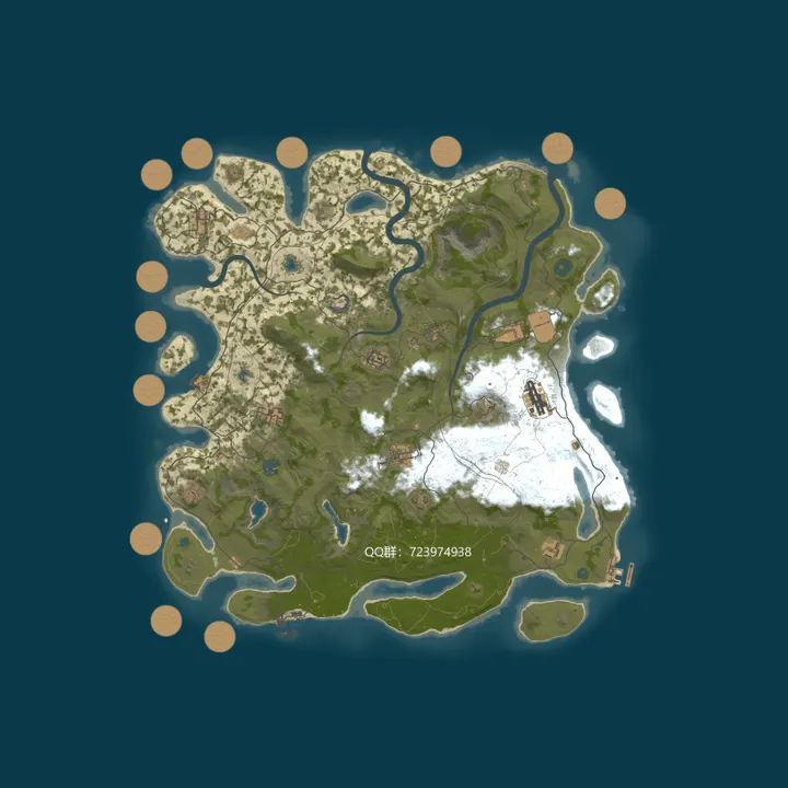 Map of AKM/PVE/10倍废料/萌新养老/礼包/死亡不掉