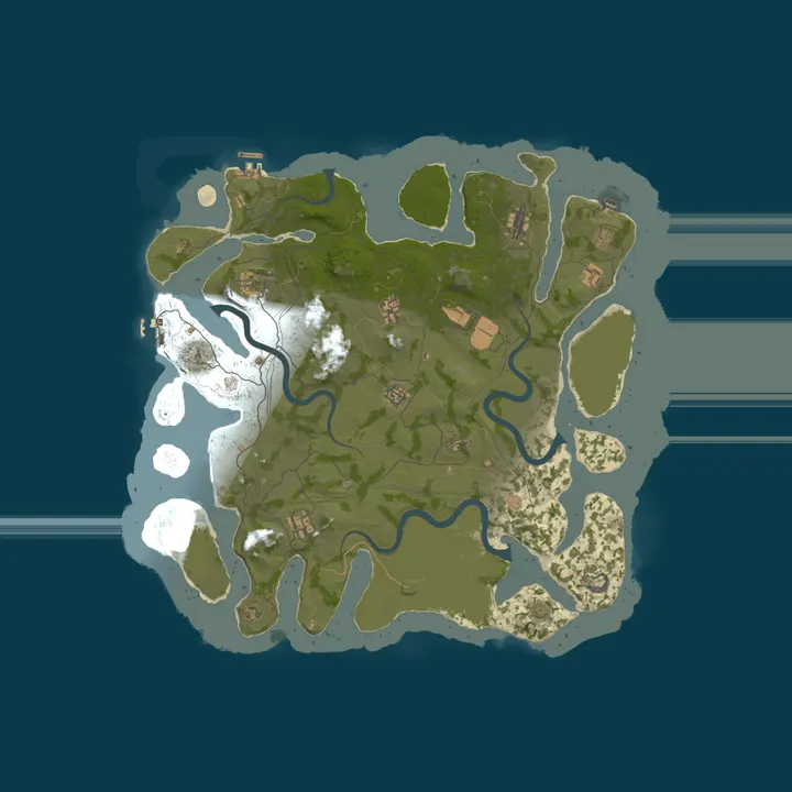 Map of 永久PVE 测试服 永不清档 初创服务器