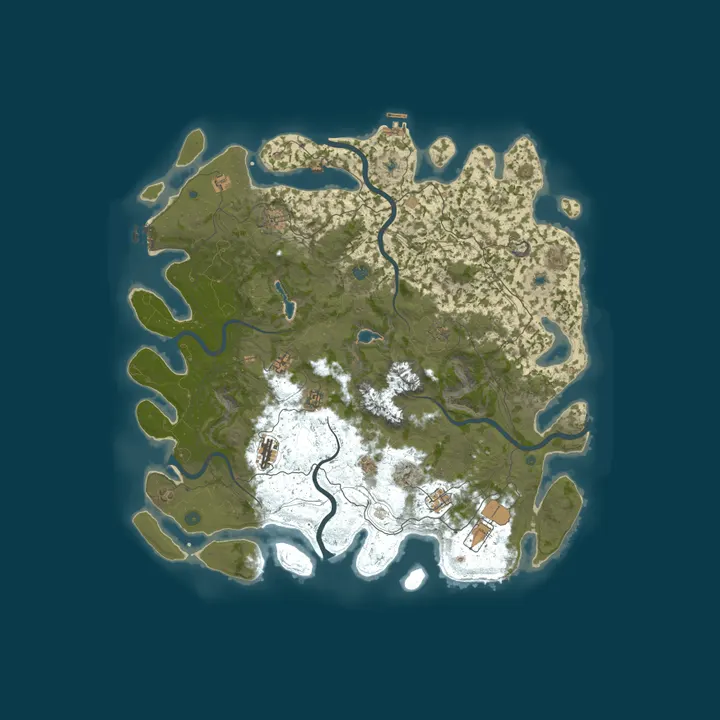 Map of 【晴天PVE】萌新友好 | 纯净发育 | 死亡不掉