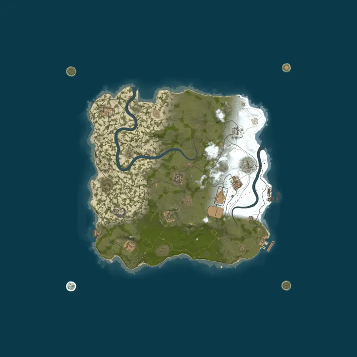 Map of Rustoria.co - 10X | No BPs | Kits | Shop -> JUST WIPED