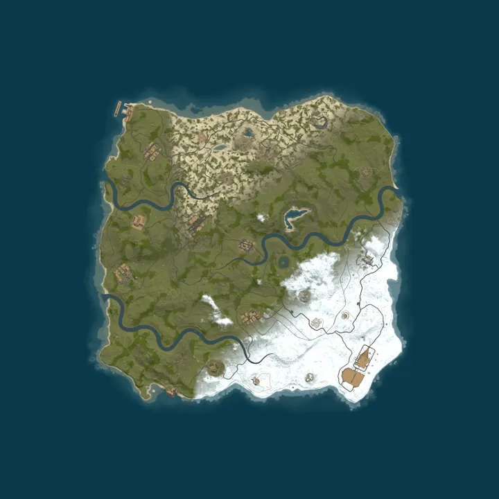 Map of WEREWOLF GAMING.CO 3x Solo/Duo/Trio LARGE|Lootx3|ShareBPs|WIPED