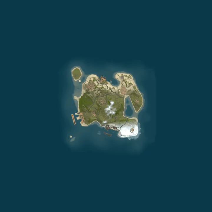 Map of Rust Server