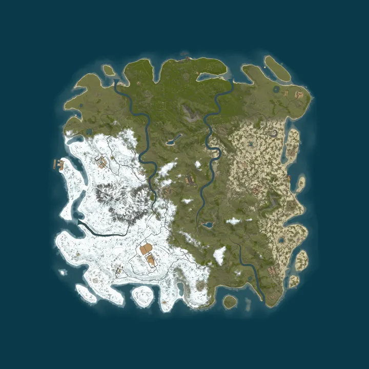 Map of STRYKER ISLAND X3 SOLO/DUO/TRIO/QUAD TP