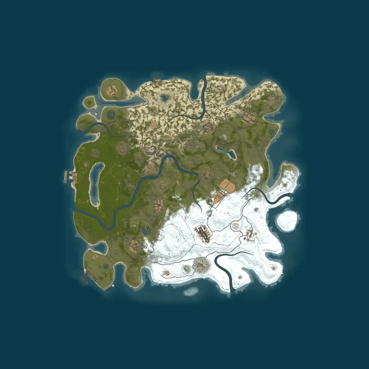 Map of [US] Greenzone101 - 1.2x/3x |PVP|Max3|SkillTree|SkinBox|Kits