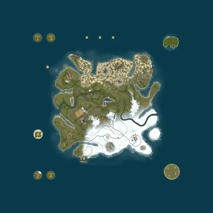 Map of RUSTALIA [LATAM] PVE | Wiped: 6d 5h