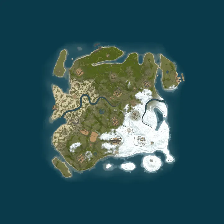 Map of [NA] RustriX [ 2x Solo/Duo/Trio ] FULLWIPE 06.10