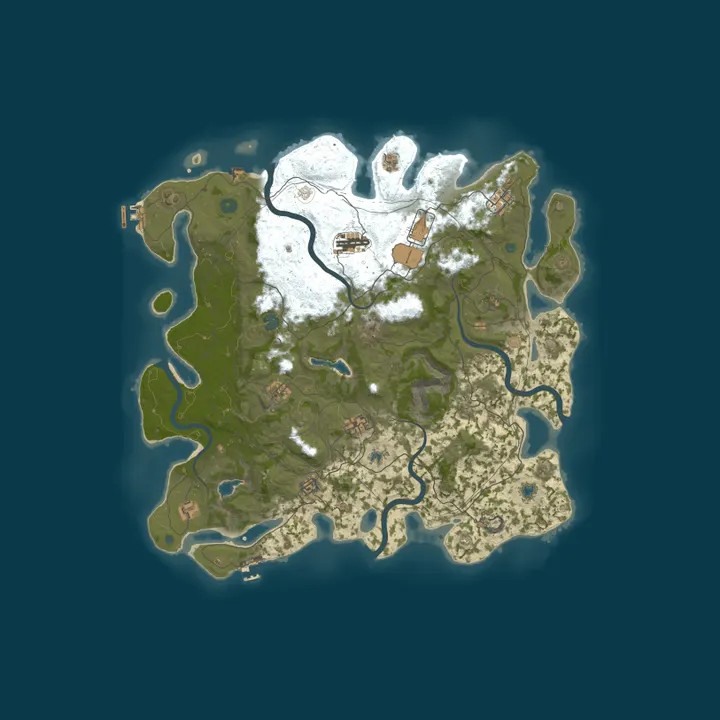 Map of Rust Server