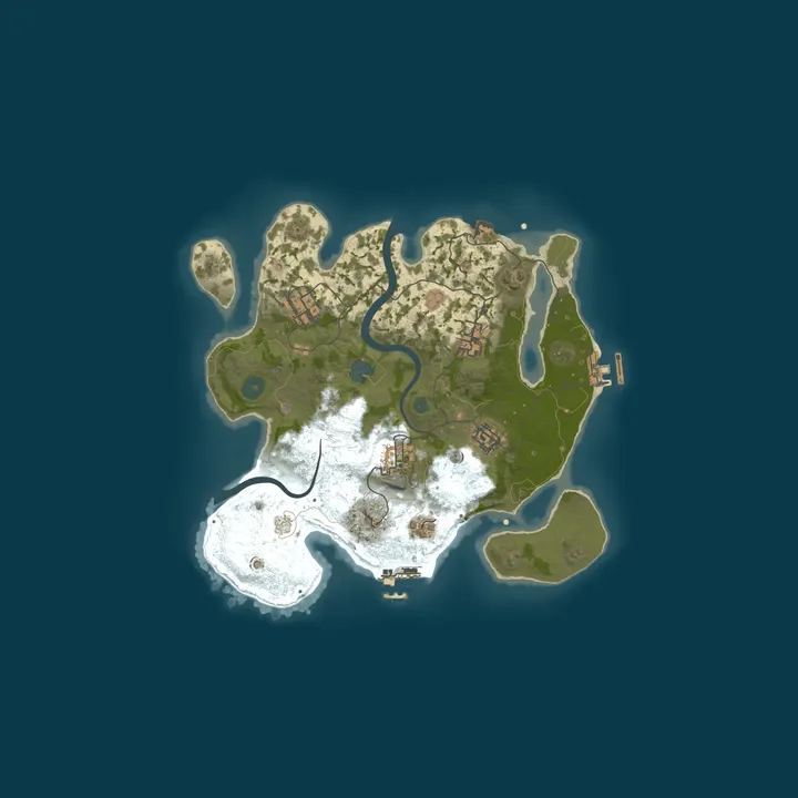 Map of A Rust Server