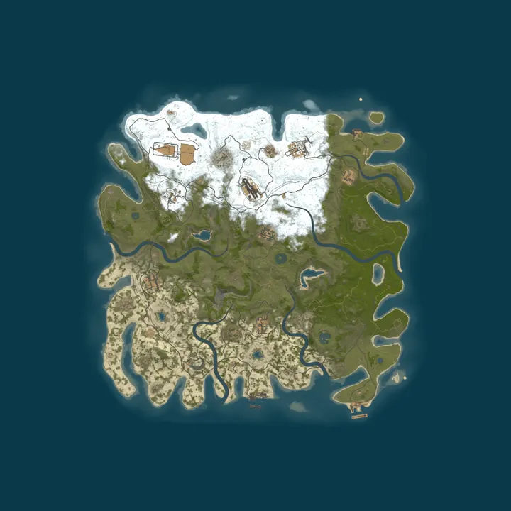 Map of #3 WIN-RUST | x1,000,000 | BATTLE | FREE VEHICLES | TOP KIT