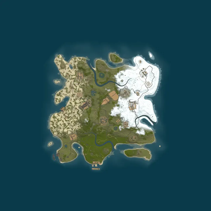 Map of T&T | NoCraft | Loot • Recycle • Survive