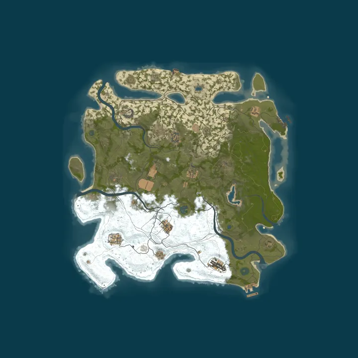 Map of El Gandur`s