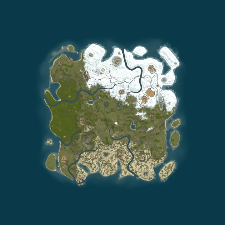 Map of JungleRUST: X2 Duo [RU]