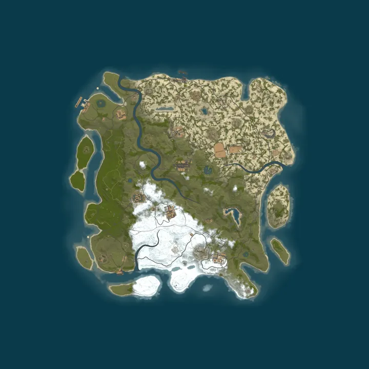 Map of Rusty Sporks PvP | softcore / noob friendly