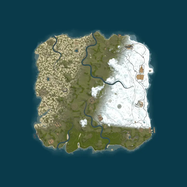 Map of Atlas - US 2X Medium | Vanilla+ | No BP Wipes