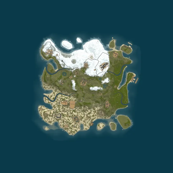 Map of Rust Server test04