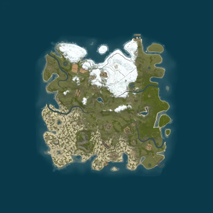 Map of Rusty Dream [Raidable Bases|EU-US|PvE|MOD]