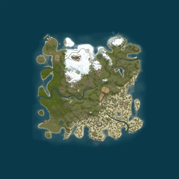 Map of EchoRust.co 3x Monthly |Solo/Duo/Trio/Quad | Full Wiped