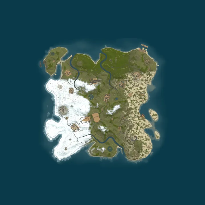 Map of Lightning Rust - 2x Solo/Duo | 10/1