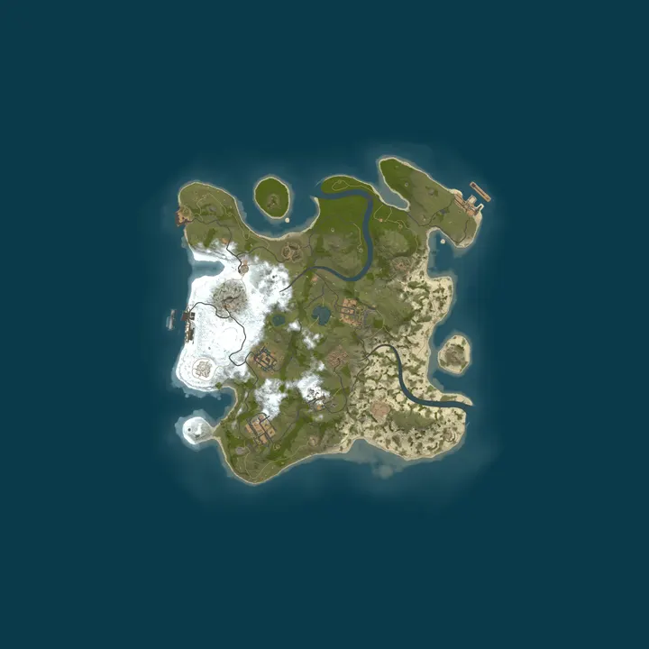 Map of RedFoxRust | PVE/PvP | UA