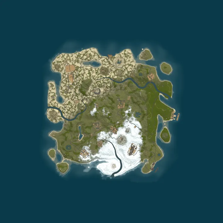 Map of Rust Server by nitrado.net