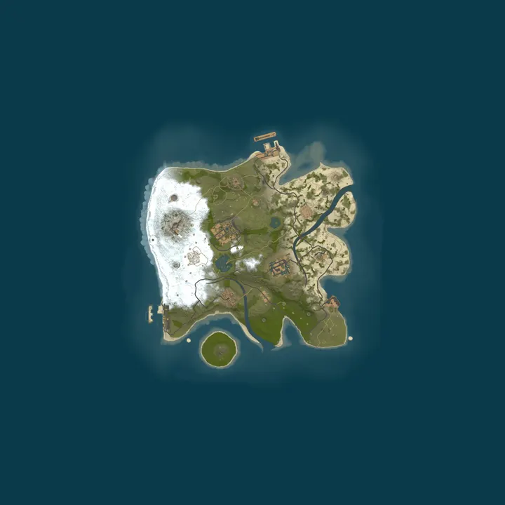 Map of Rust Server