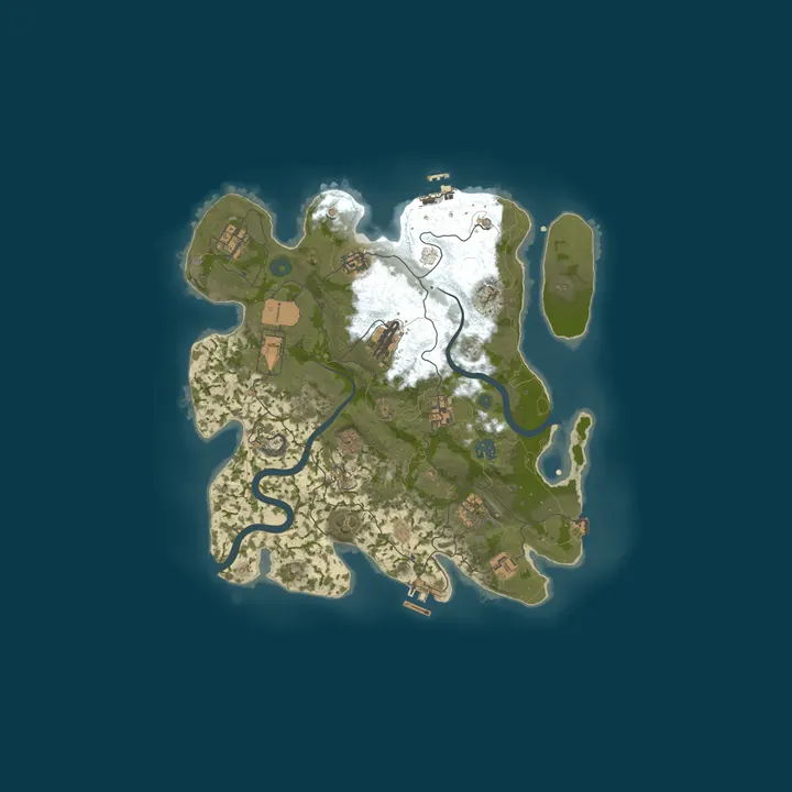 Map of [EU] RustLords Sanctuary PvP solo/duo Weekly | Just wiped
