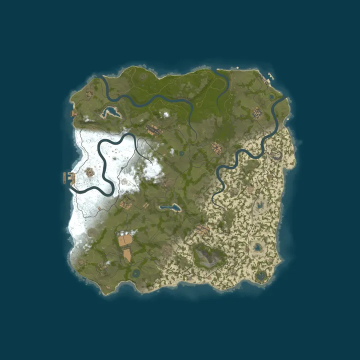 Map of RedLava.World | Rust