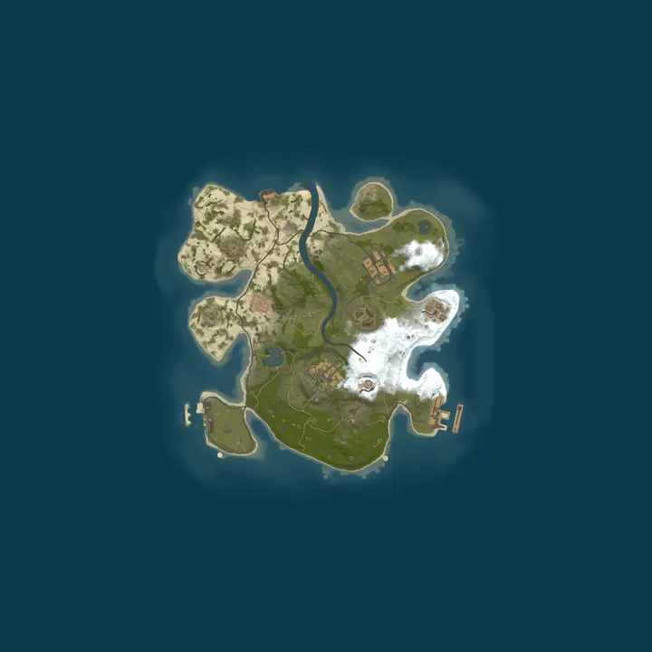 Map of ANIMERUST [ X5 | MAX5 | LOOT+ | SKINS | KITS ] WIPE 25.09