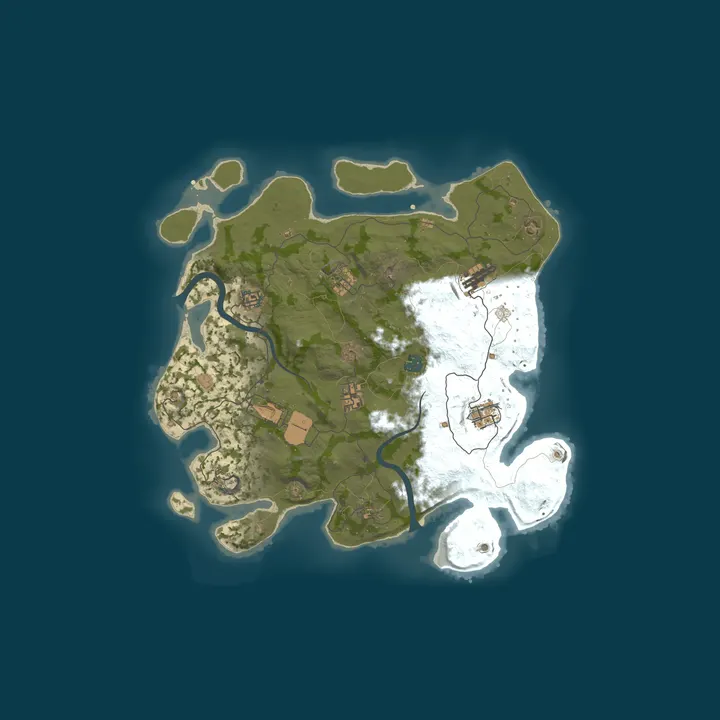 Map of RETRO RUST #1 Х1000|NOLIMIT|LOOT++|KIT WIPE 6.10