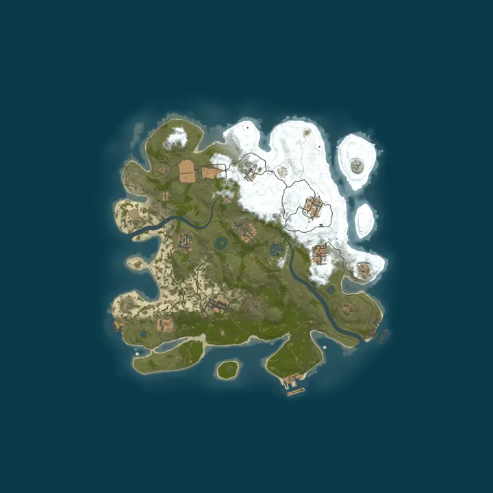 Map of #1 RAIDCORE X2 | VANILLA | TP | KIT | HOME