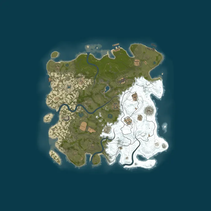 Map of 666 RUST /ДЛЯ НОВИЧКОВ /МОСКОВСКИЙ 05.10